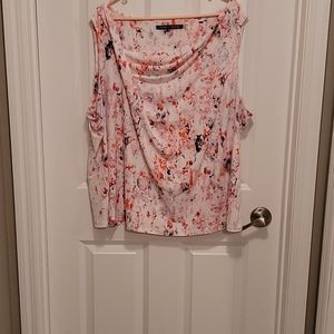 Pink, black and white shell